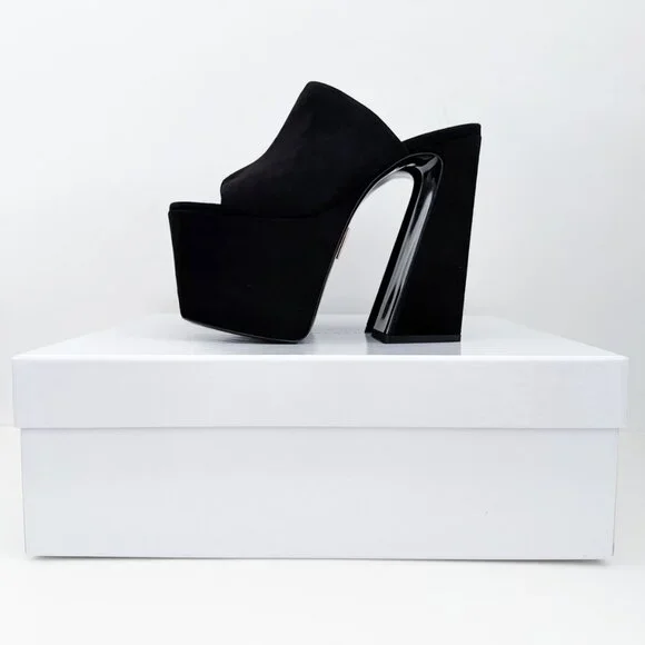 Brandon Blackwood Harlo Mule Platform Sandal - Picture 15 of 16